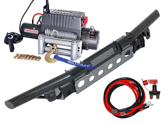 Winch Kit Tube Bumper & DB9500i Winch - DB1349 - Britpart