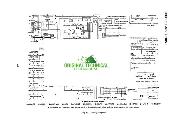 Wiring Diagrams - 3.8 Litre Series 1 - 1961-1964 - E122688GR - OTP