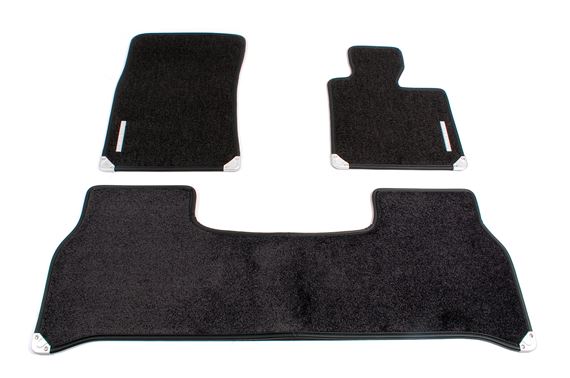 Carpet Floor Mats - Car Set - Deep Pile - Waterproof Backing - Jet - EAH000300PVA - Genuine