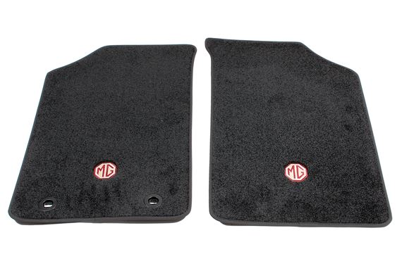 Carpet Overmat Set - Original Fitment - LHD - Black - Pair - EAH103890PMA - Genuine MG Rover