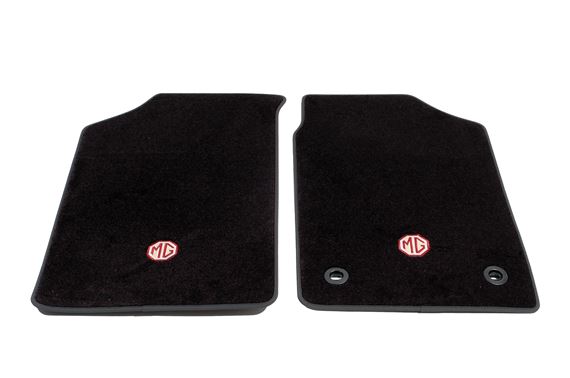Carpet Overmat Set - Original Fitment - RHD - Black - Pair - EAH103900PMA - Genuine MG Rover