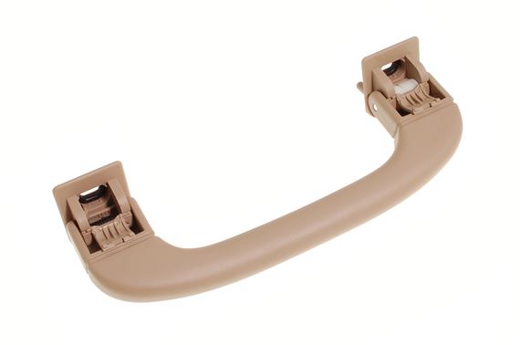 Handle assembly-roof trim grab - Sandstone Beige, front - EDN100660SCD - Genuine MG Rover