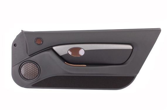 Door Trim Panel - Ash Grey Panel with Ebony Oxford Leather Pod and Technical Grey Insert - RH - EJB003640QGC - Genuine MG Rover