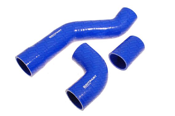 Silicone Hose Kit Blue 3 piece - ESR2263KITBLUE - Aftermarket