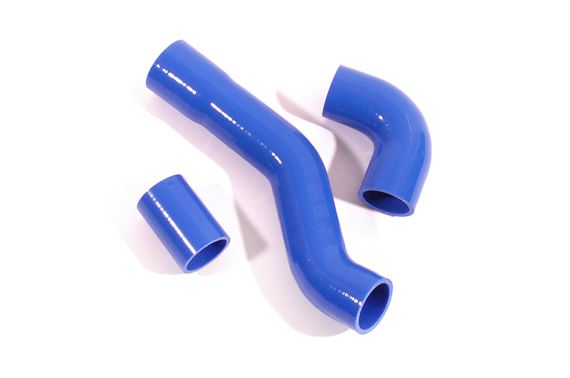 Silicone Hose Kit Blue 3 piece - ESR3025KITBLUE - Aftermarket