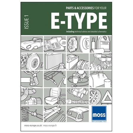 Jaguar E-Type Catalogue 1961-1975 - ETYPECAT - Moss