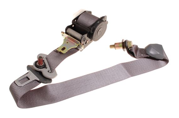 Seat belt assembly front long end - EVB103390LPZ - LH - Exel Charcoal - Genuine MG Rover