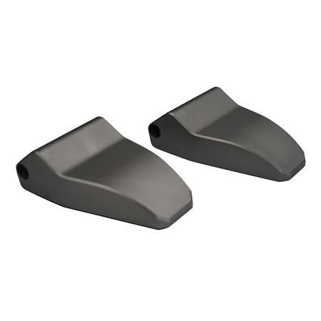 Defender Security Bonnet Hinge Set Gun Metal Grey - EXT014145 - Exmoor