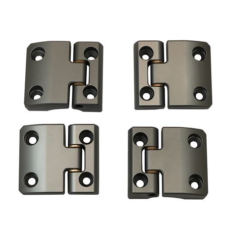 Defender 110 Second Row Hinge Set Gun Metal Grey - EXT014147 - Exmoor