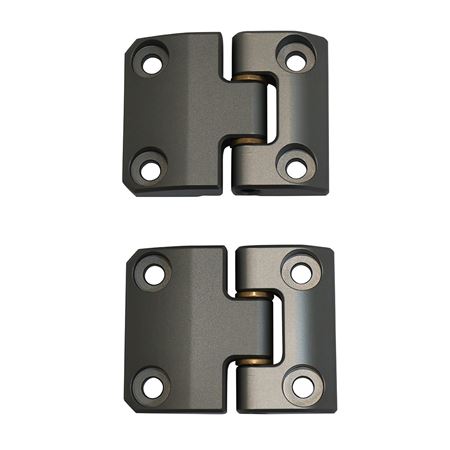 Defender Hinge Rear 1/2 Door Set Gun Metal Grey - EXT014149 - Exmoor