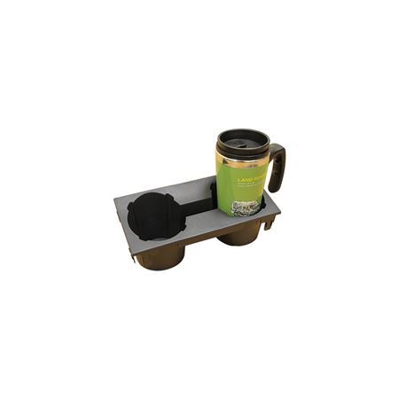 Twin Cup Holder Black - LL1223CH - Aftermarket