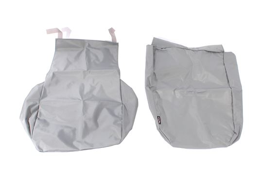 Defender - Nylon Seat Covers - Inward Facing Fold Up - Grey - EXT01817GRY - Exmoor