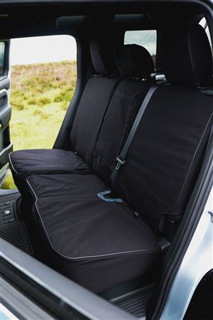 Canvas Seat Covers 2nd Row Black - EXT01987 - Exmoor