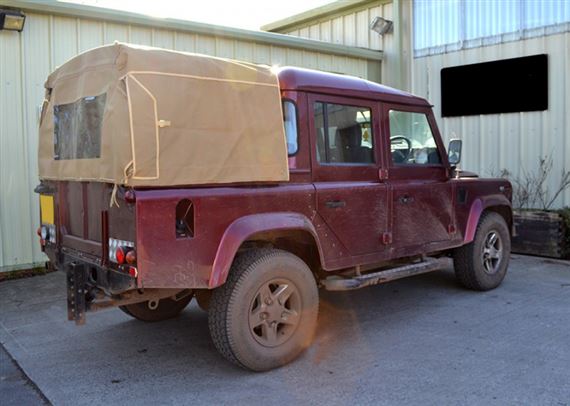 Crew Cab Hood c/w side windows Sand Canvas - EXT21012SAC - Exmoor