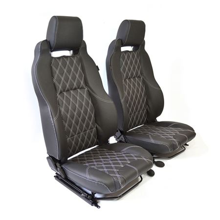 Elite Mk2 Seat Pair Diamond White XS - EXT300DWXS - Exmoor