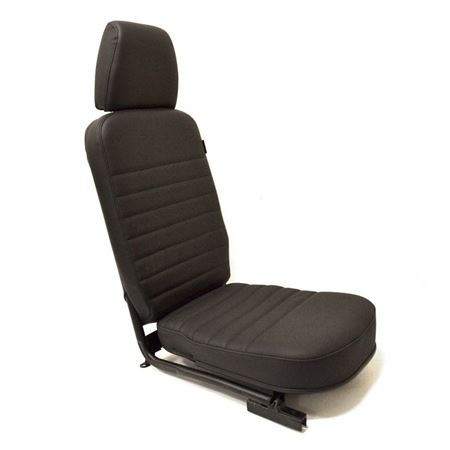 Front Centre Seat Inc Headrest Black Leather - EXT326BL - Exmoor