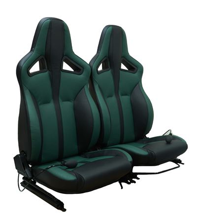 Elite Sports Seat Pair Heated Bespoke Leather Option - EXT340BLO - Exmoor