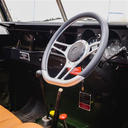Bedrock Steering Wheel with 48 Spline Boss Black - EXT90068 - Exmoor Trim