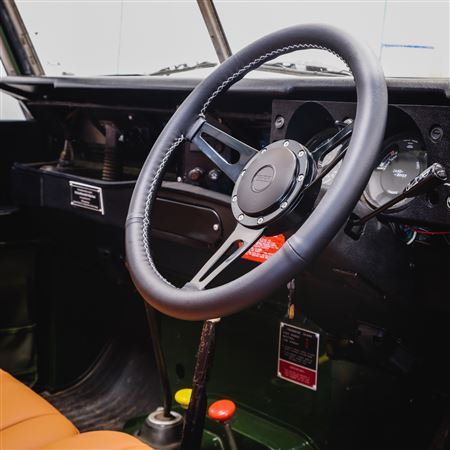 Steering Wheel with 48 Spline Williams Black Leather Black Series Boss - EXT90081 - Exmoor