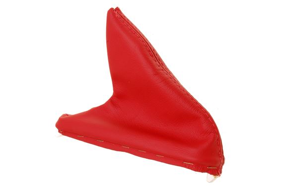 Handbrake Gaiter Only - Factory Option - Leather - Red - FJL101190CMS - Genuine MG Rover