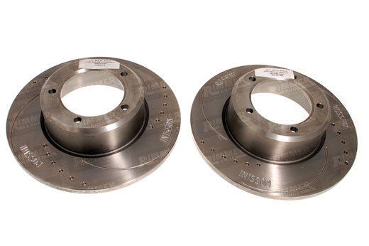Rossini Performance Front Brake Discs - Solid Pair - LR017951 ROS ...