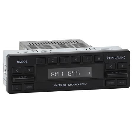 Radio Kit Grand Prix Motor 6 Black - GAC1426BB - RetroSound