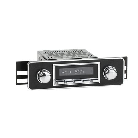 Radio Kit Euro Motor 6 Black/Chrome - GAC1436BC - RetroSound