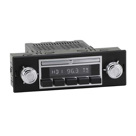 Radio Kit Liberty Motor 1 Black/Chrome - GAC1441BC - RetroSound
