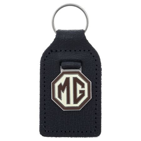 Key Ring - MG Octagon Brown/Cream - GAC4037BRC