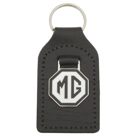 Key Ring - MG Octagon Black/White - GAC4037BW