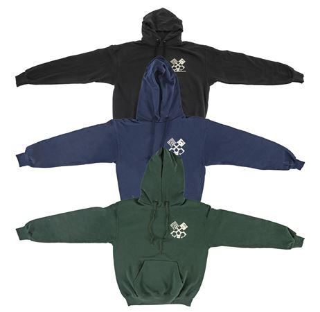 Hoodie Piston & Rev - Moss