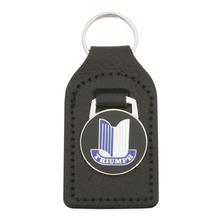 Key Ring - Triumph Shield Blue & White - GAC6053X
