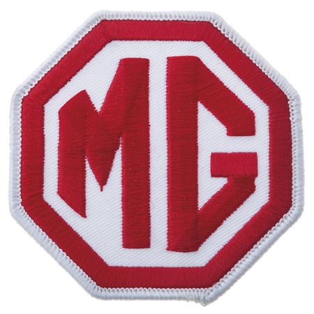 Embroidered Patch "MG" Logo Octagon - GAC6079X
