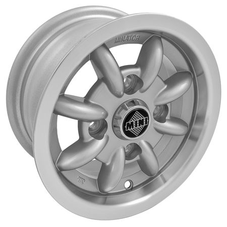 Alloy Wheel 5" x 10" Minator silver 8 Spoke - GAC8210X