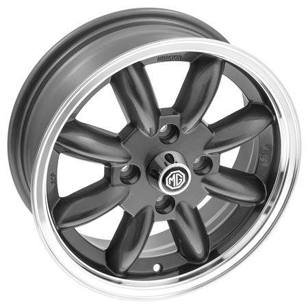 Alloy Wheel 5.5" x 15" Minator Gunmetal 8 Spoke - GAC8215XMG