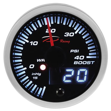 Boost Gauge Digital 52mm 0-40Psi - GAE9201 - Depo Racing