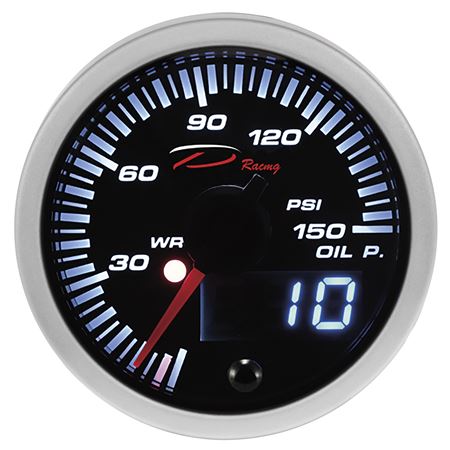 Oil Pressure Gauge Digital 52mm - GAE9211 - Depo Racing