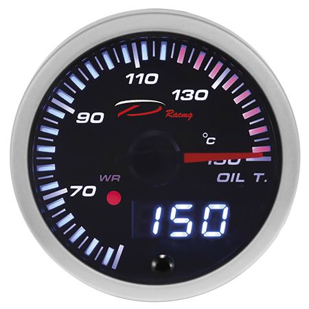Oil Temperature Gauge Digital 52mm - GAE9221 - Depo Racing
