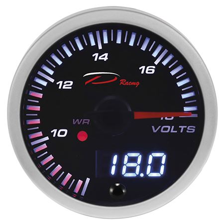 Voltage Gauge Digital 52mm - GAE9261 - Depo Racing