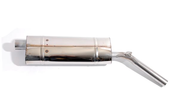 Stainless Steel Rear Silencer and Tailpipe - 2 Litre Mk1 - GEX3215SS