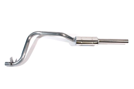 Stainless Steel RH Tailpipe and Silencer - TR8 - GEX3683SS