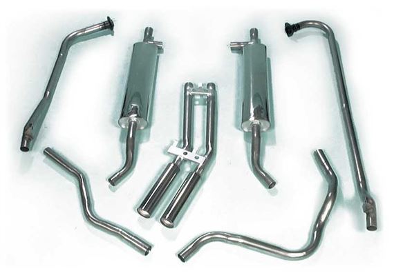 Triumph Stag Exhaust Complete Systems - Type 65 Auto - Stainless Steel