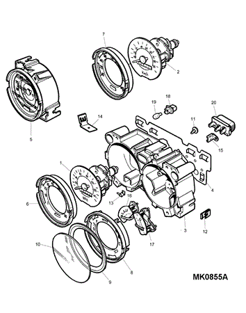 Rover Mini Instruments