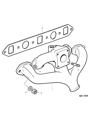 Rover Mini Inlet/Exhaust Manifolds - Carburettor - Standard Performance - 1300 Petrol to 134454