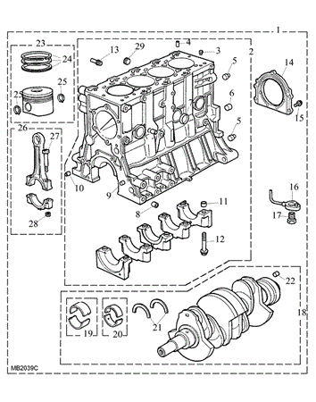 Rover 200/25/MG ZR Part Engine - Turbo L Series - 2000 Diesel