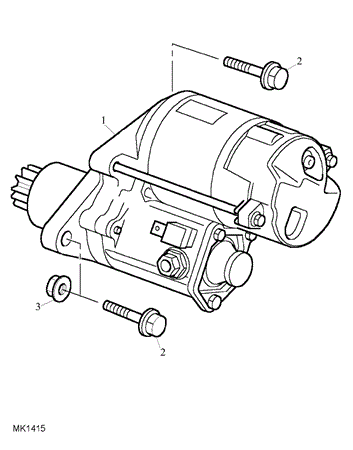 Rover 75/MG ZT Starter Motor - Diesel