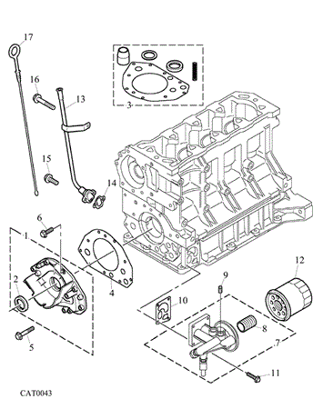 Rover 75/MG ZT Oil Pump - 1800 Petrol Turbo 4 Cylinder