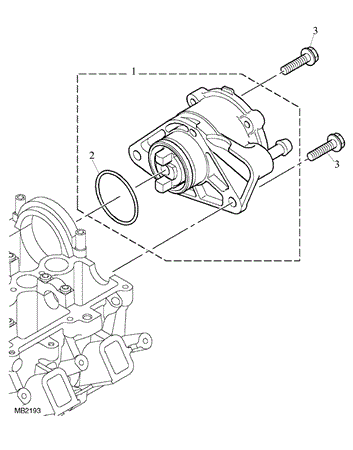 Rover 75/MG ZT Vacuum Pump - 2000 Diesel 4 Cylinder BMW