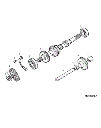 Rover 200/400 to 95 Primary Shaft - 1400 Manual