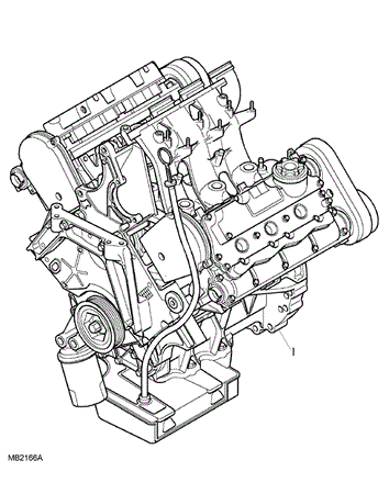 Rover 400/45/MG ZS Stripped Engine - Auto 2000 Petrol V6 K Series